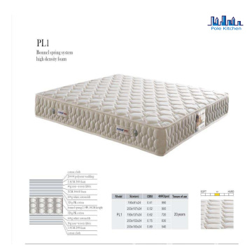 Pole Water Cooled Compressed Hotel Mattress